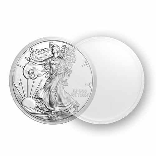 Guardhouse Box of 10 Direct Fit 40.6mm Coin Holders American Silver Eagles