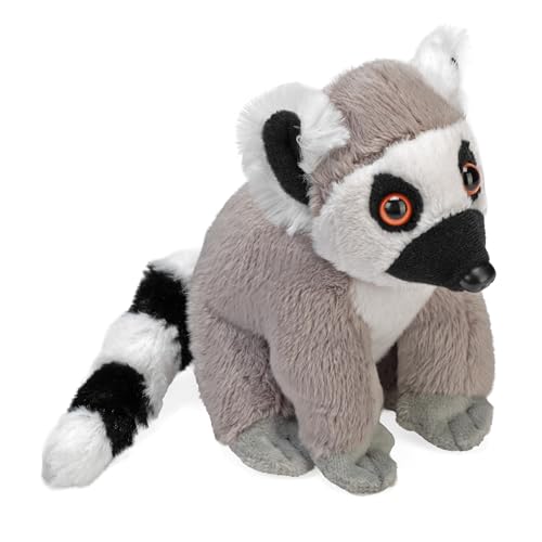 Wild Republic Pocketkins Ring Tailed Lemur Stuffed Animal - 5"