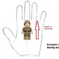 LEGO Accessories: Star Wars Replacement Orange Lightsaber (Trans-Orange) - for Minifigs