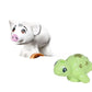 LEGO Disney Princess Moana Minifigure - Dancing Pua The Pig and Baby Turtle on Spinning Flower Bed Foil Pack