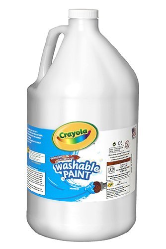 4 Pack CRAYOLA LLC FORMERLY BINNEY & SMITH WASHABLE PAINT GALLON WHITE