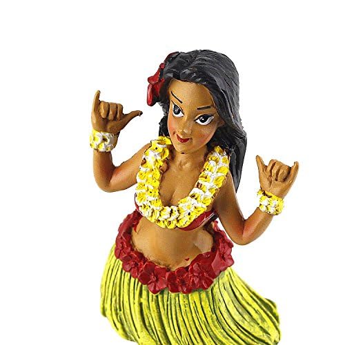 KC Hawaii Mini Shaka Hula Girl Dashboard Doll