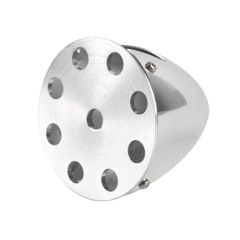 FlightModel Aluminum Spinner 2 Blades Special Drilled for RC Plane with Prop Adapter 2.5"", Silver