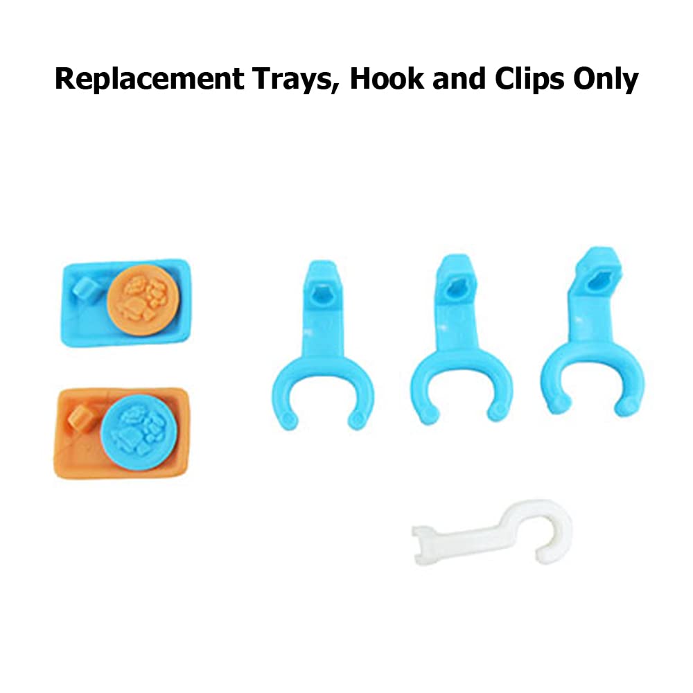 Replacement Parts for Inspired by DC Super Hero Girls Super Hero High School Playset DMR13 - Replacement Trays, Hook and Clips