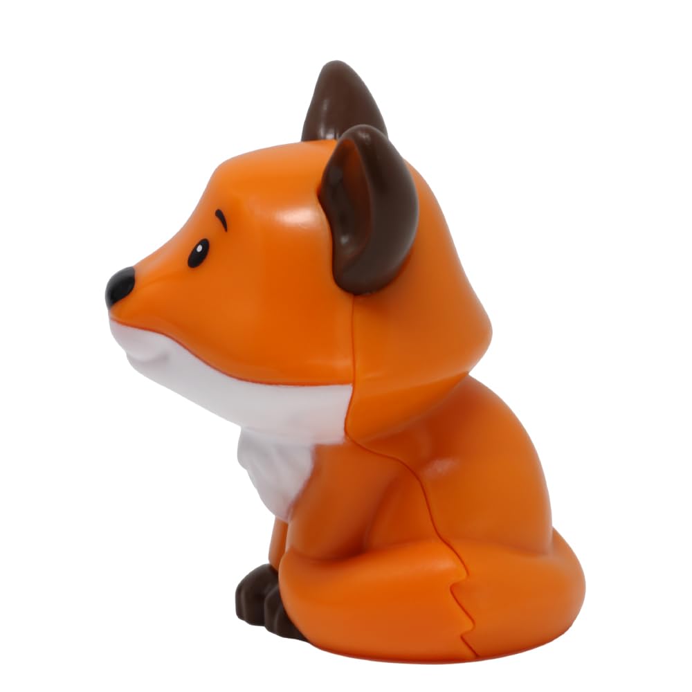 Fisher-Price Replacement Part for Collectible Little People Alphabet Fun Zoo Safari Farm Playset JGR92 - Replacement Letter F Orange and White Fox