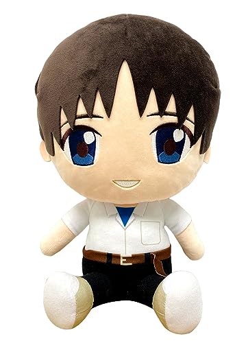 Great Eastern Entertainment Evangelion New Movie - Shinji Ikari Uniform Sitting Plush 12" H