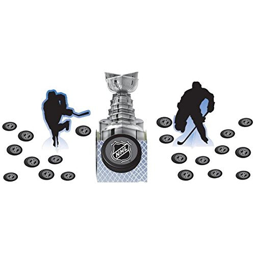 amscan NHL Collection Party Table Decorating Kit Multi Color, 12 1/2"
