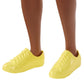 Barbie Ken Fashionistas Doll #162 with Rooted Brunette Hair Wearing Graphic Purple Top, Shorts & Yellow Shoes, Toy for Kids 3 to 8 Years Old