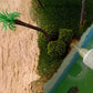 Warmtree 40 Pcs Bush Trees Miniature Vegetation Groups Shrubs Railway Artificial Grass for Model Train Railroad Scenery Sand Table Military Model War