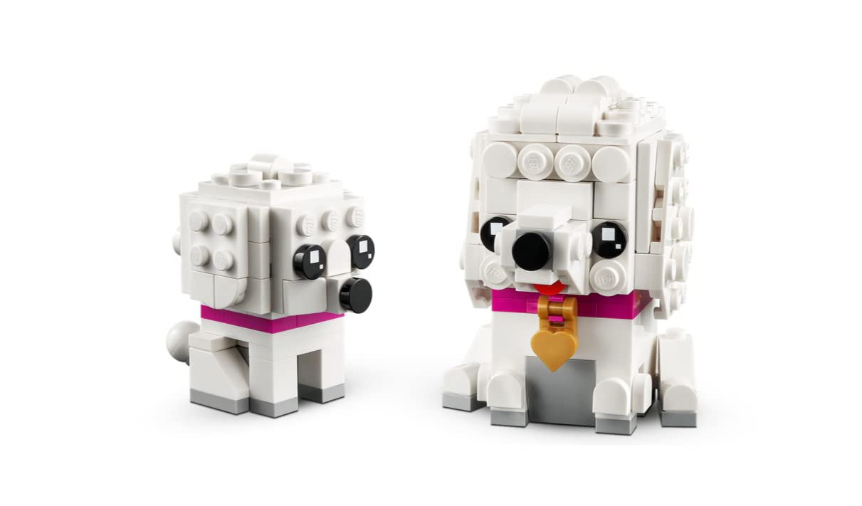 LEGO Poodle Dogs Brick Headz # 40546 304 Pieces