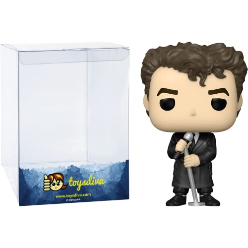 Funko N e i l Tennant: P o p ! Rocks Vinyl Figurine Bundle with 1 Compatible 'ToysDiva' Graphic Protector (190-41207 - B)