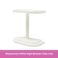 Replacement Part for Barbie Doll Dreamhouse Doll House Playset HMX10 - Replacement White Night Bedside Table