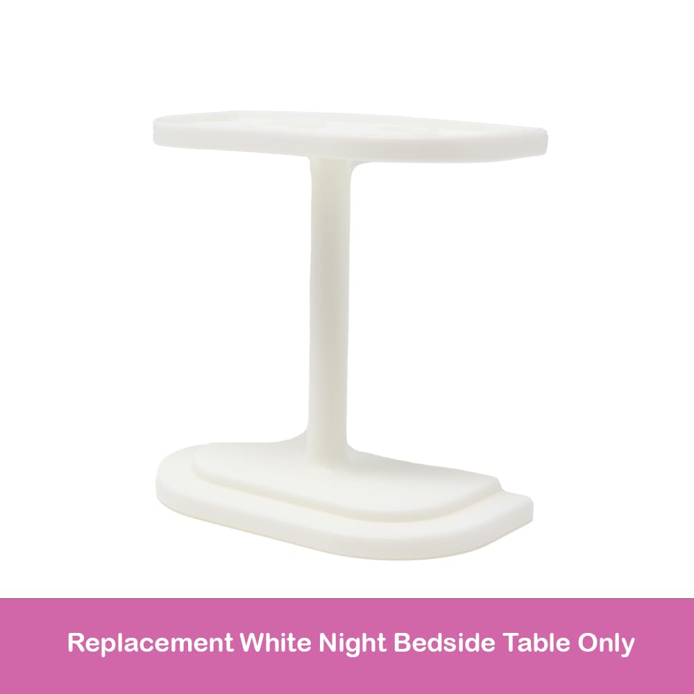 Replacement Part for Barbie Doll Dreamhouse Doll House Playset HMX10 - Replacement White Night Bedside Table