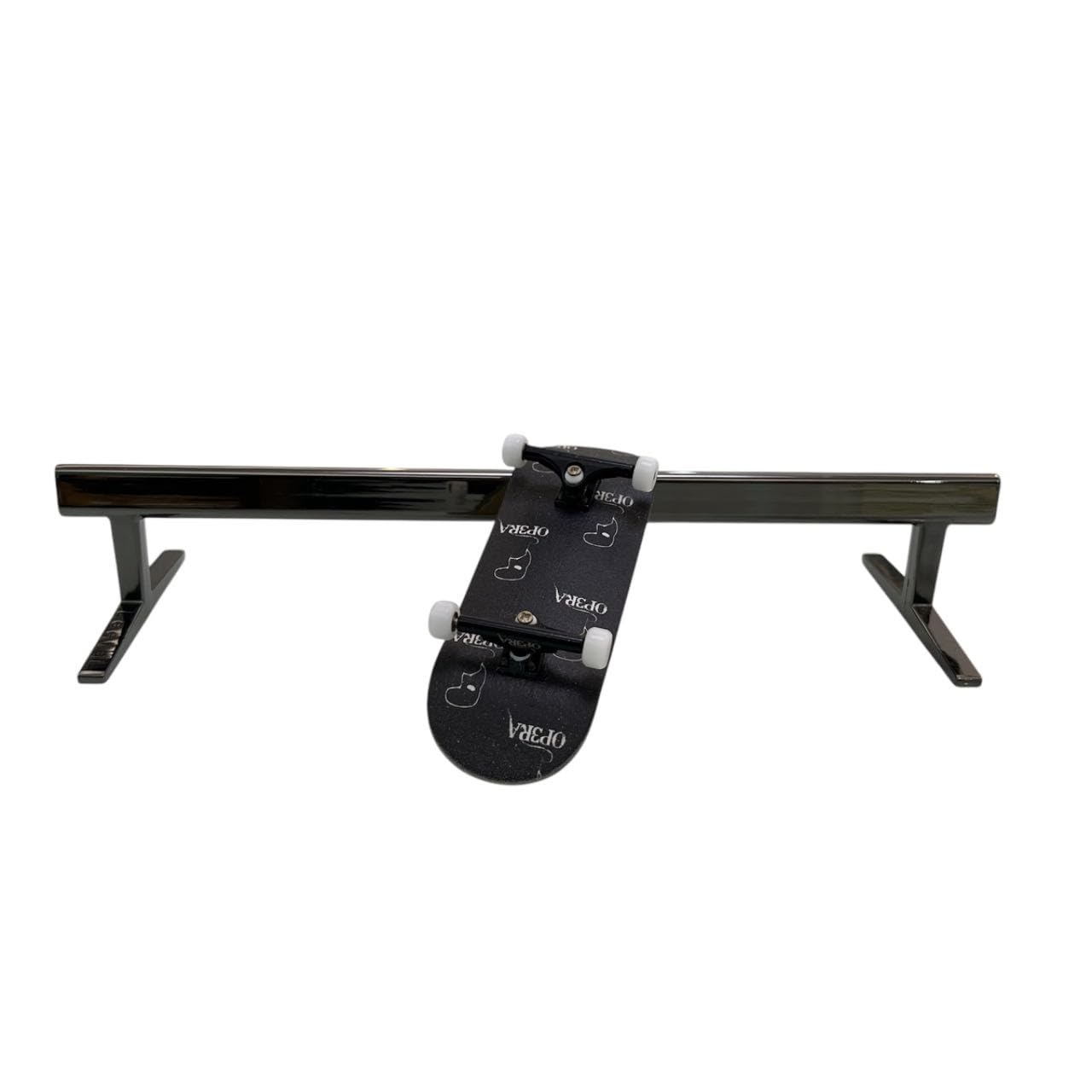 LEEFAI Pro Fingerboard Rail, Metal mini Finger Skateboard Rail for Your ramps and Park, 8.1 x 2.7 x 1.5 inches -the Best Obstacles