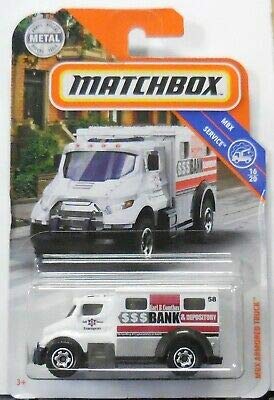 Matchbox MBX Armored Truck (White) 85/100 MBX Service 16/20 Bank Money Armed Car Vehicle Die Cast 1:64 Scale