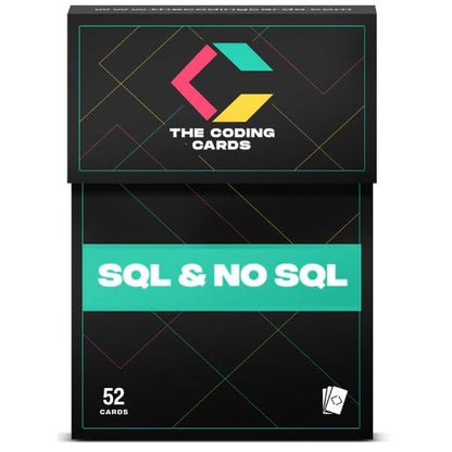 SQL Flashcards & NoSQL Flashcards | Database Concepts Study Cards for Beginners | Interview Prep for Software Engineers, Data Analysts & Students |