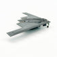 LATUROP 1/200 B-2A Spirit Stealth Bomber, Metal Pre-Assembled Aircraft Model, Military Diecast Airplane with Display Stand for Collection or Gift.