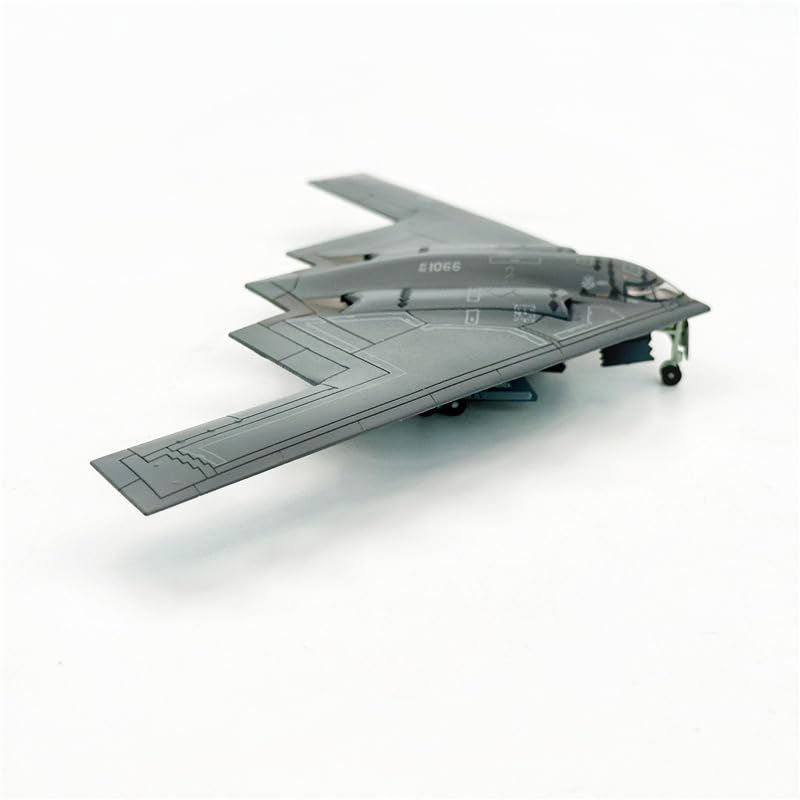 LATUROP 1/200 B-2A Spirit Stealth Bomber, Metal Pre-Assembled Aircraft Model, Military Diecast Airplane with Display Stand for Collection or Gift.