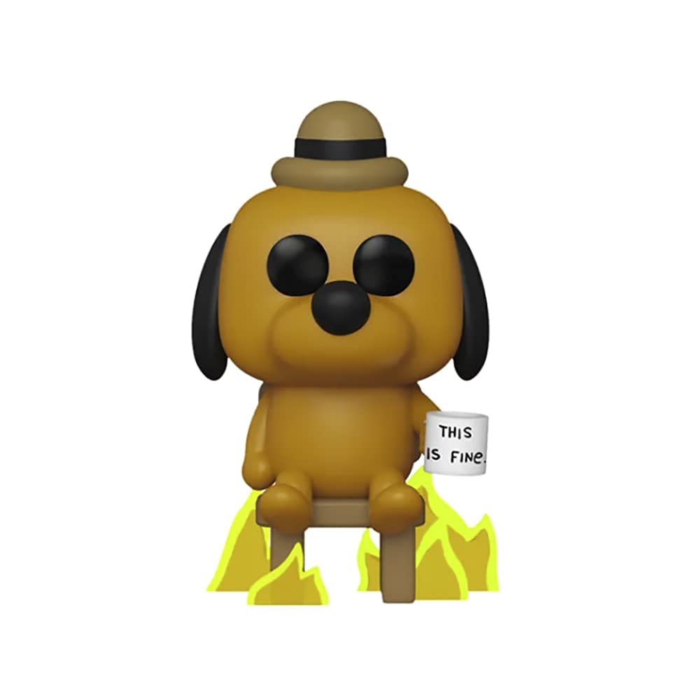 Funko This is Fine Dog Pop! Vinyl Figure - Entertainment Earth Exclusive