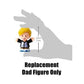 Replacement Part for Fisher-Price Little People Big Helpers Family - FRM72 ~ Replacement Dad Figure ~ Blonde Hair