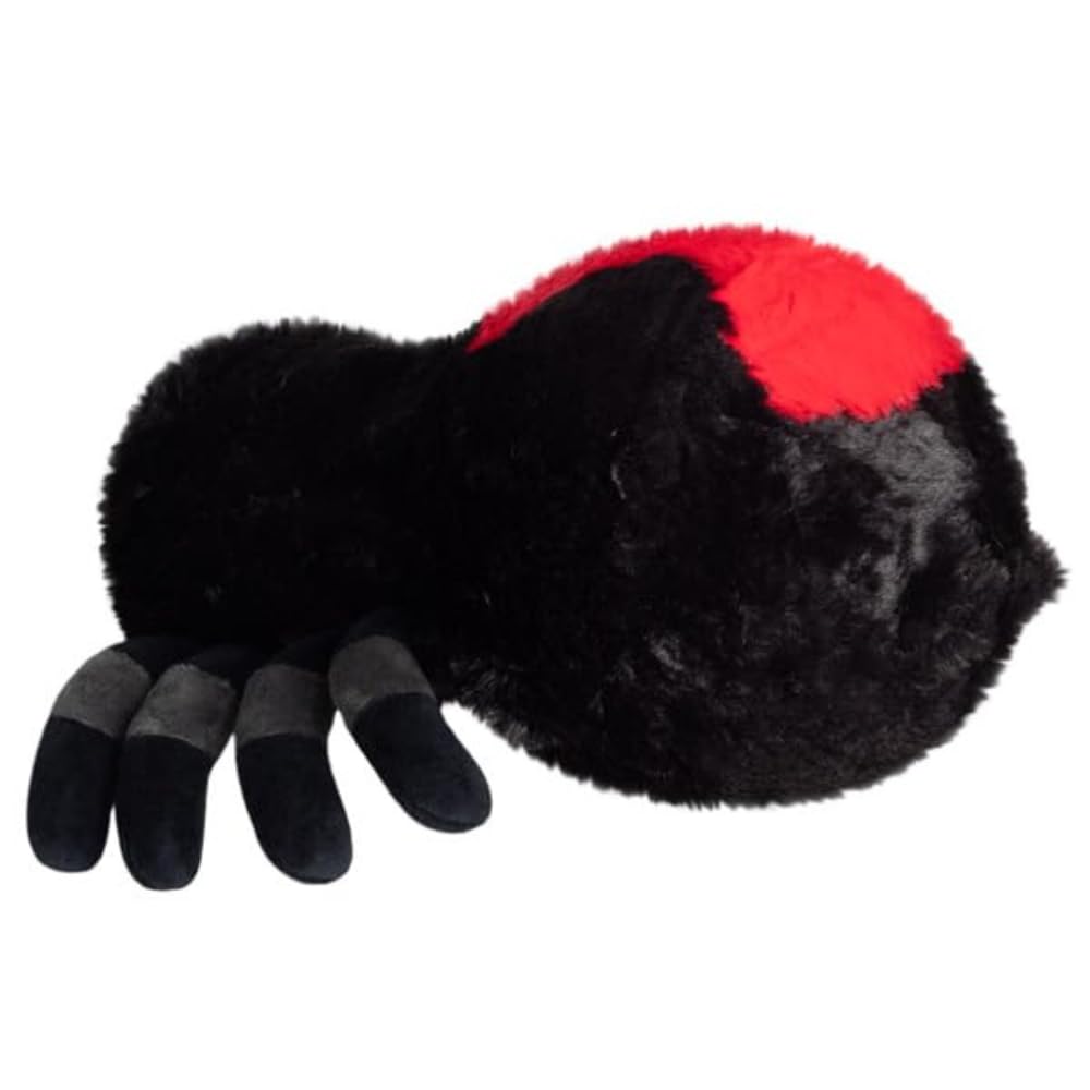 Squishable - Mini Black Widow Spider - Spooky Collection - 11 in - Soft Toy Collectible Stuffed Animal