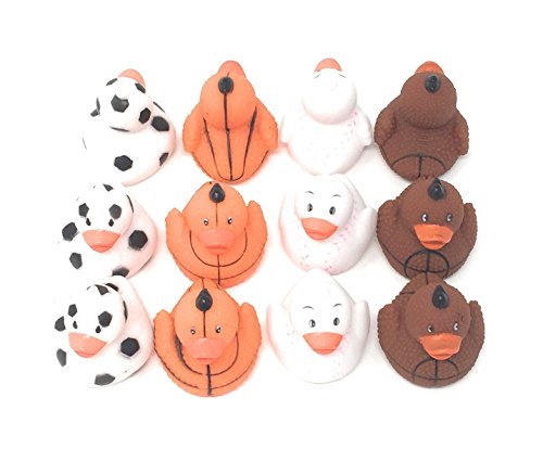 U.S. Toy Small Sports Ball Rubber Ducks