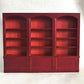EatingBiting 1:12 MINI Miniature Furniture Wooden Display Cabinet Bookcase Book Shelf Cabinet Wardrobe Model for Fairy Garden