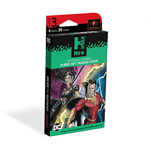 DC | HRO Chapter 3: 4-Pack Premium Booster Box, 29 Hybrid Digital Trading Cards