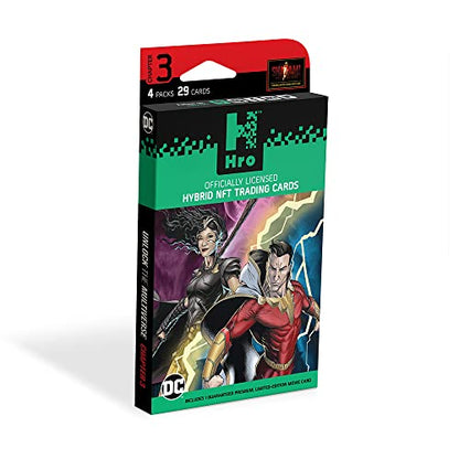 DC | HRO Chapter 3: 4-Pack Premium Booster Box, 29 Hybrid Digital Trading Cards