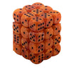 DND Dice Set-Chessex D&D Dice-12mm Vortex Orange and Black Polyhedral Dice Set-Dungeons and Dragons Dice Includes 36 Dice - D6, Various (CHX27833)