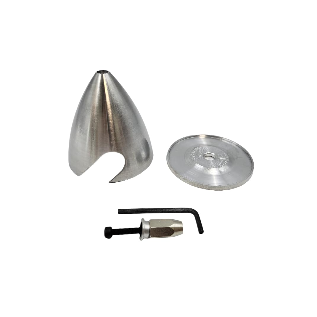 FLFRC Metal Propeller Spinner Dia 70mm-127mm CNC Plane Spinner for DLE Gasoline Engine DLE20 DLE30 DLE55 DLE111 DLE222 RC Airplane (2.75"(70MM))