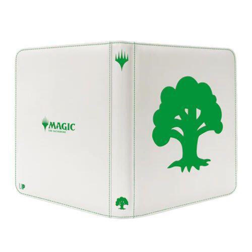 Ultra PRO - Mana 8 12-Pocket Zip PRO-Binder - Forest for Magic: The Gathering, Holds & Protects 480 Standard Sized Cards, Collector's Edition Durable