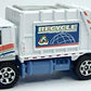 Matchbox Mattel 2007 MBX City Action 1:64 Scale Die Cast Metal Car # 47 - White City Service Recycle for A Better Tomorrow Garbage Truck