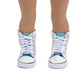 Doll Shoes Accessories Doll Snow Boots Fit 18-inch American Doll Girl Dolls (Canvas Boots)