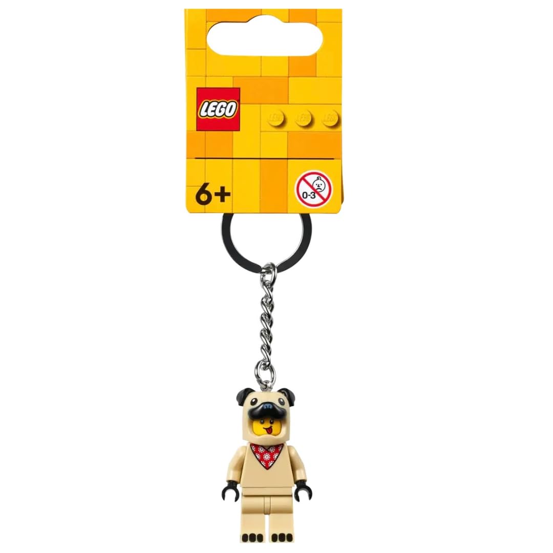 Lego 854158 French Bull Dog Guy Keyring