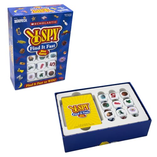 Briarpatch I SPY Find It Fast Game - an Immersive I Spy Adventure for Ages 6+ | Fast-Paced Dice Action, Brain Teasers, Hand-Eye Coordination, and