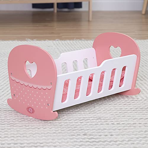Fat Brain Toys Emery's World - Pretend & Play Cradle for 12 to 16 inch Dolls