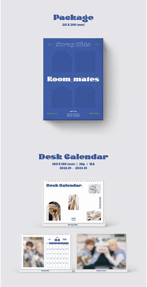 Copan Stray Kids 2022 Season's Greetings - Room,Mates+Culture Korean Gift (Decorative Stickers, Photocards)