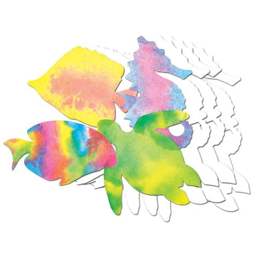 Roylco Color Diffusing Sealife Shapes
