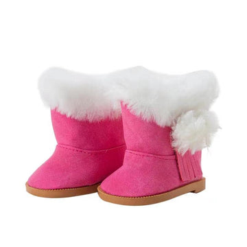 WHYS FXSN Doll Snow Boots - 6 Styles, Fit 18-inch American Dolls - Winter Theme