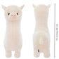 JOSON Alpaca Plush Toy, Super Cute Camel Stuffed Animal Pillow for Birthday, Christmas, Valentine's Day Gift (18 inch White)