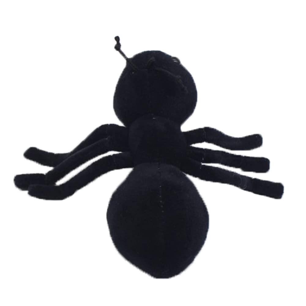 JIANEEXSQ Soft Realistic Ant Stuffed Animal Insect Plush Toy, Lifelike Ant Plush Doll, Birthday Gift for Kids (Small)