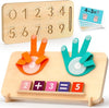 HANR Montessori Math Counting Toys,Preshool Learning Toys for Toddlers 3-6, Educational Math manipulatives for Kids,Number Counting Blocks,Montessori