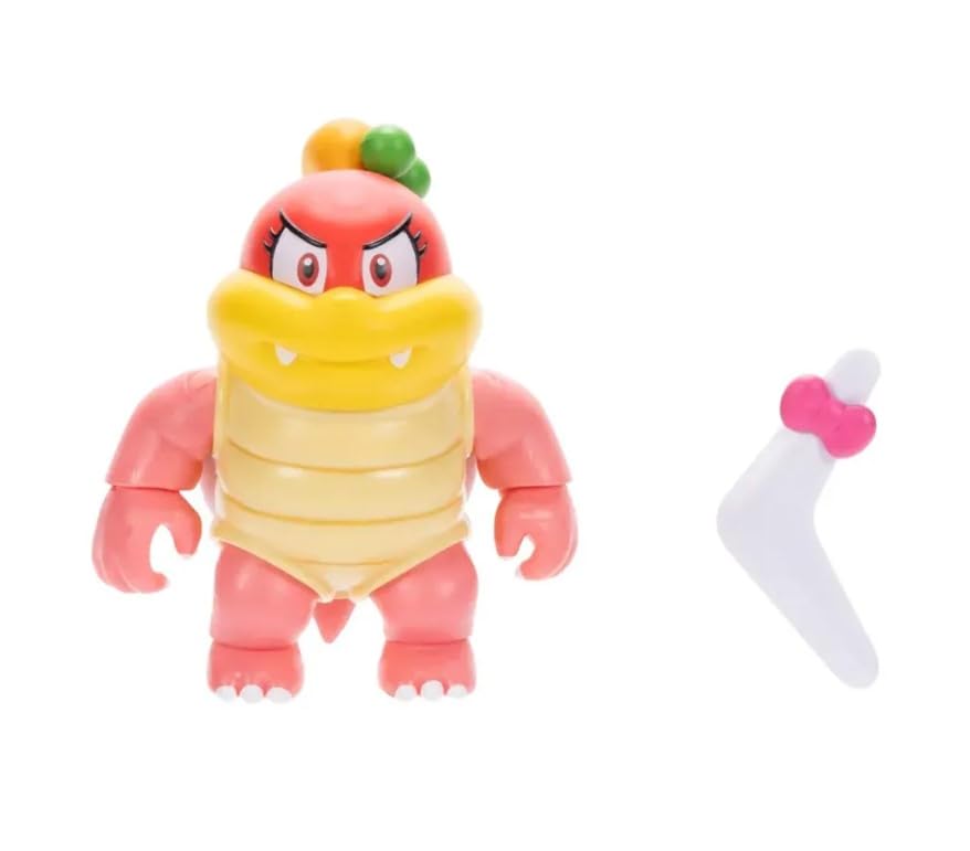 Super Mario Pom Pom 4 Inch Action Figure with Boomerang