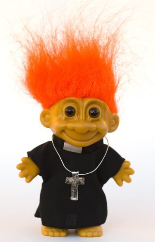 My Lucky Troll PRIEST Troll Doll (Orange Hair)