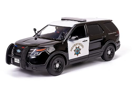 Motormax 76955 1/24 Scale 2015 Ford Police Interceptor Utility Police SUV California Highway Patrol CHP Diecast Model Car