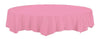 Creative Converting Touch of Color Round Candy Pink Plastic Lined Paper Tablecover, Each, 82