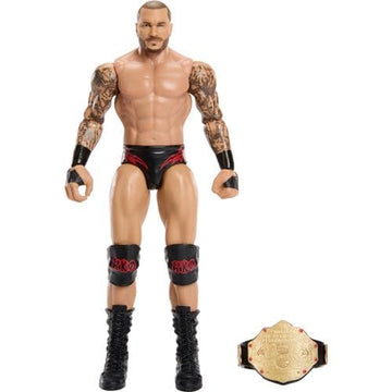 WWE Randy Orton Main Event Series Champions 2026 Action Figure with World Heavyweight Championship Title Belt, 6-inches