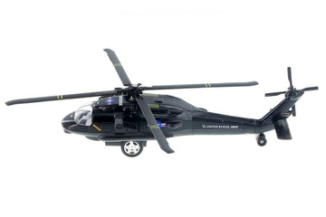 Playmaker Toys U.S. Army Sikorsky UH-60 Black Hawk Helicopter 10" Die Cast Metal Model Toy (1 at Random, Color May Very)
