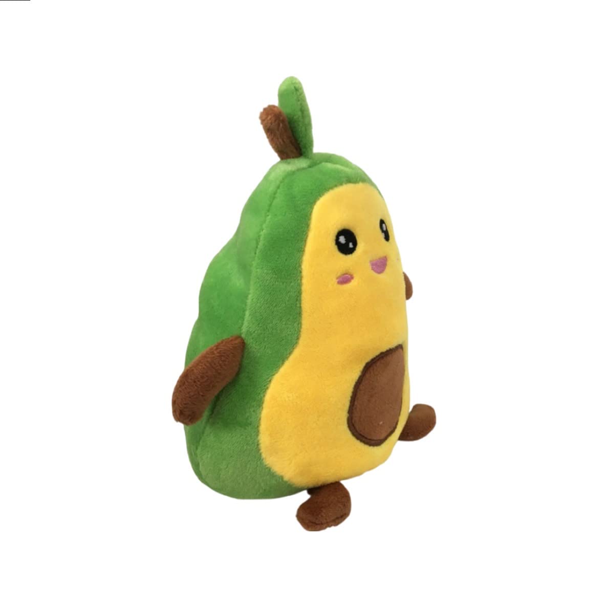 Silverback Commerce Avocado Reversible Mood Plushie Stuffed Animal Double-Sided | Green and Yellow | Show Your Mood Without Saying a Word New Model